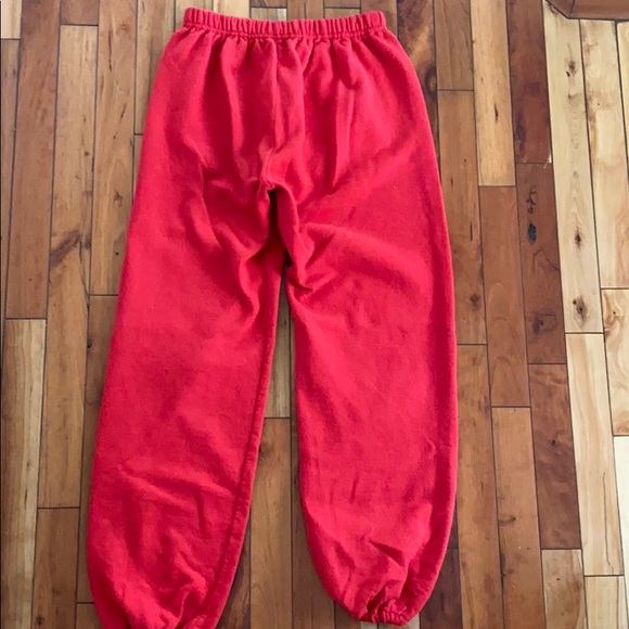 Lifeguard Fairmont Hot Springs Red Sweatpants - Picture 2 of 2